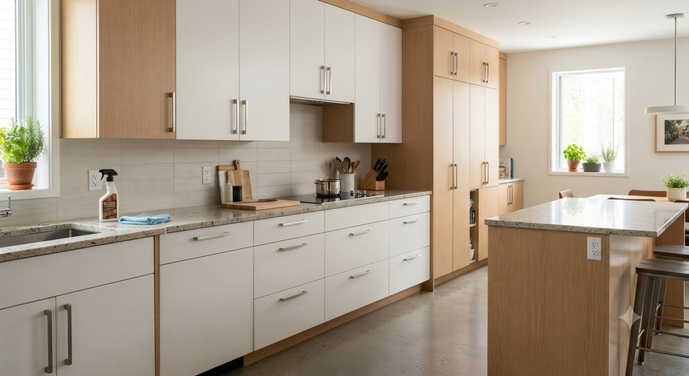 Những điều cần lưu ý để giữ tủ bếp luôn bền đẹp theo thời gian