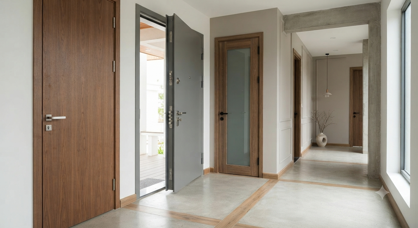Các dòng cửa nội thất và cửa bảo vệ chất lượng cao